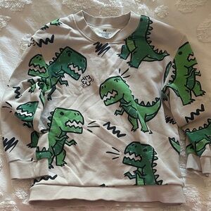 H&Dinosaur Print Sweatshirt